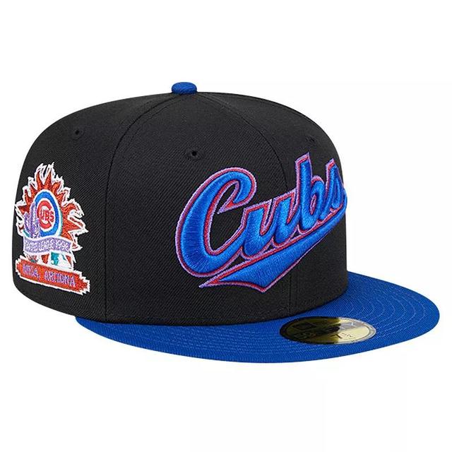 Mens New Era Chicago Cubs Retro Spring Training 59FIFTY Fitted Hat Product Image