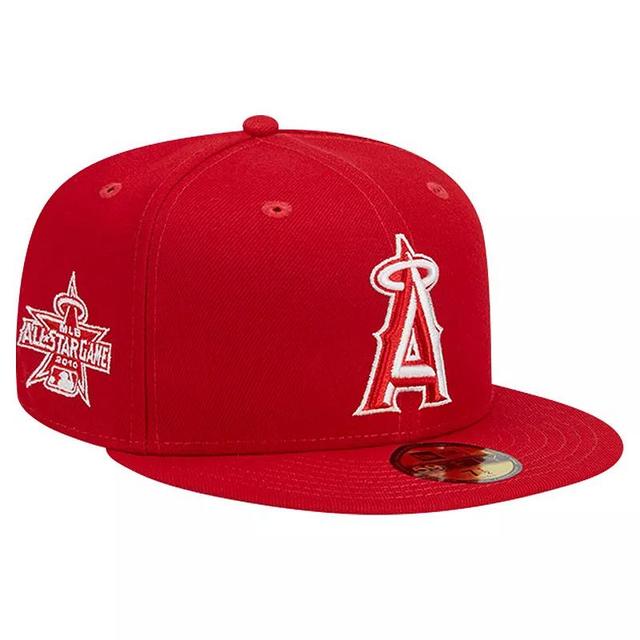 Mens New Era Los Angeles Angels Logo 59FIFTY Fitted Hat Product Image