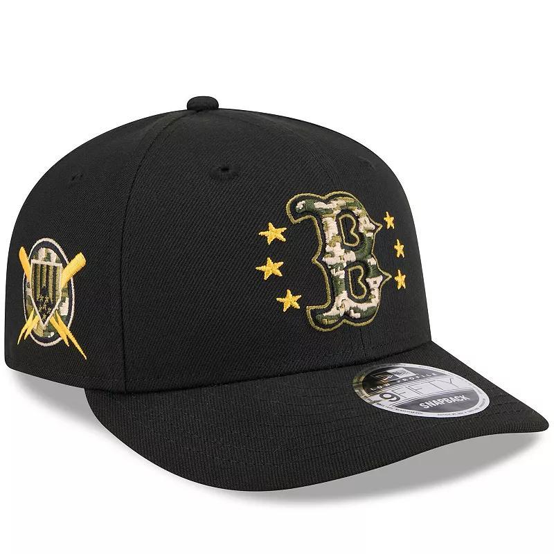 Mens New Era Boston Red Sox 2024 Armed Forces Day Low Profile 9FIFTY Snapback Hat Product Image