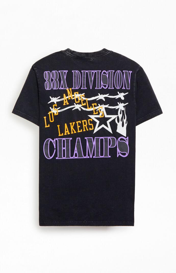 Mitchell & Ness Men's Los Angeles Lakers Title T-Shirt Product Image