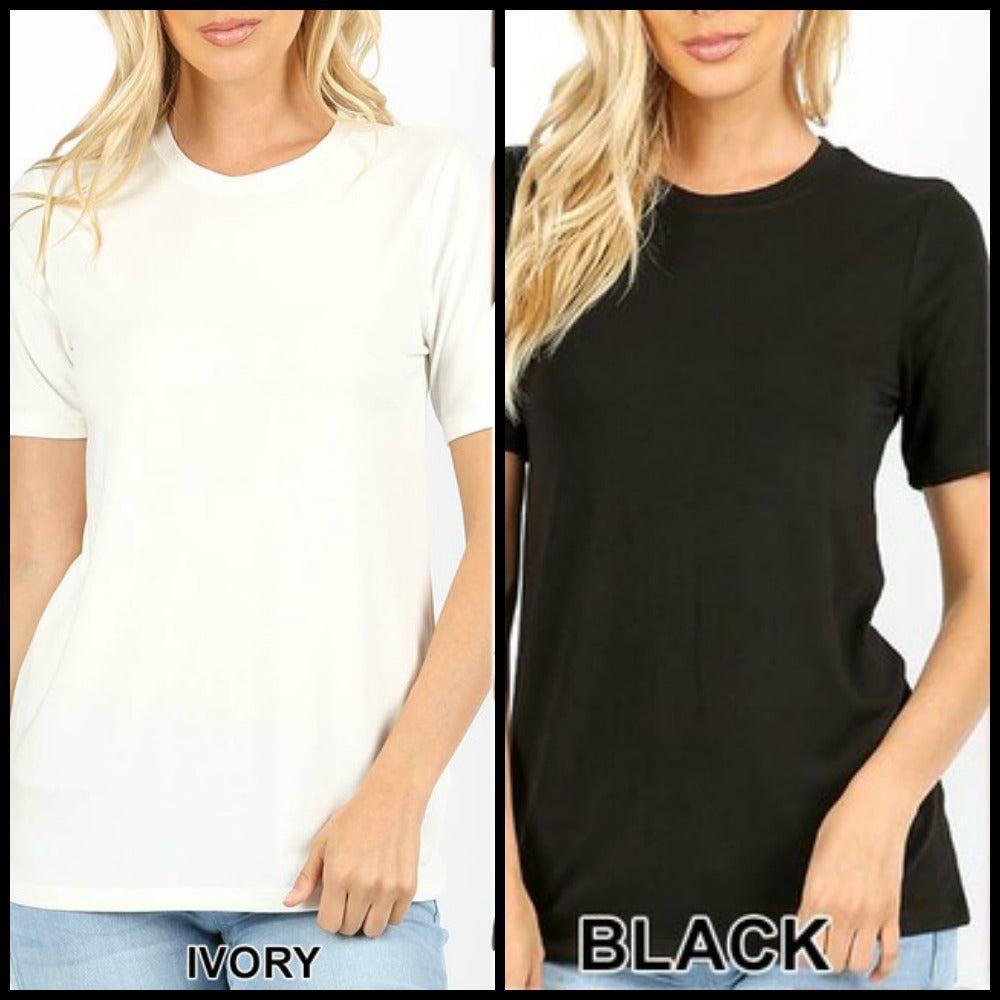 Short Sleeve Basic Tee Product Image