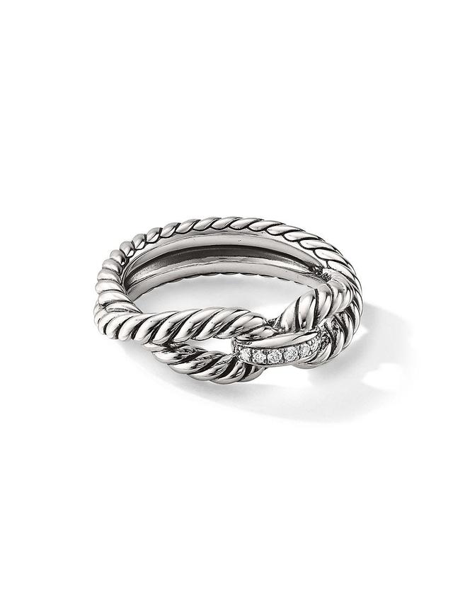 Cable Loop Ring w/ Diamonds Product Image