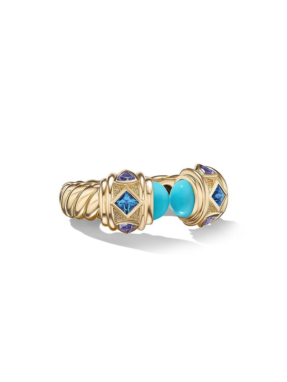 Womens Renaissance Color Ring in 18K Yellow Gold Product Image