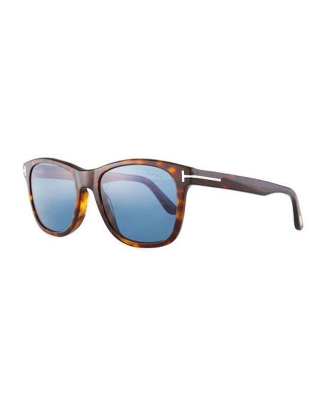 TOM FORD Eric Rectangular Havana Sunglasses Product Image