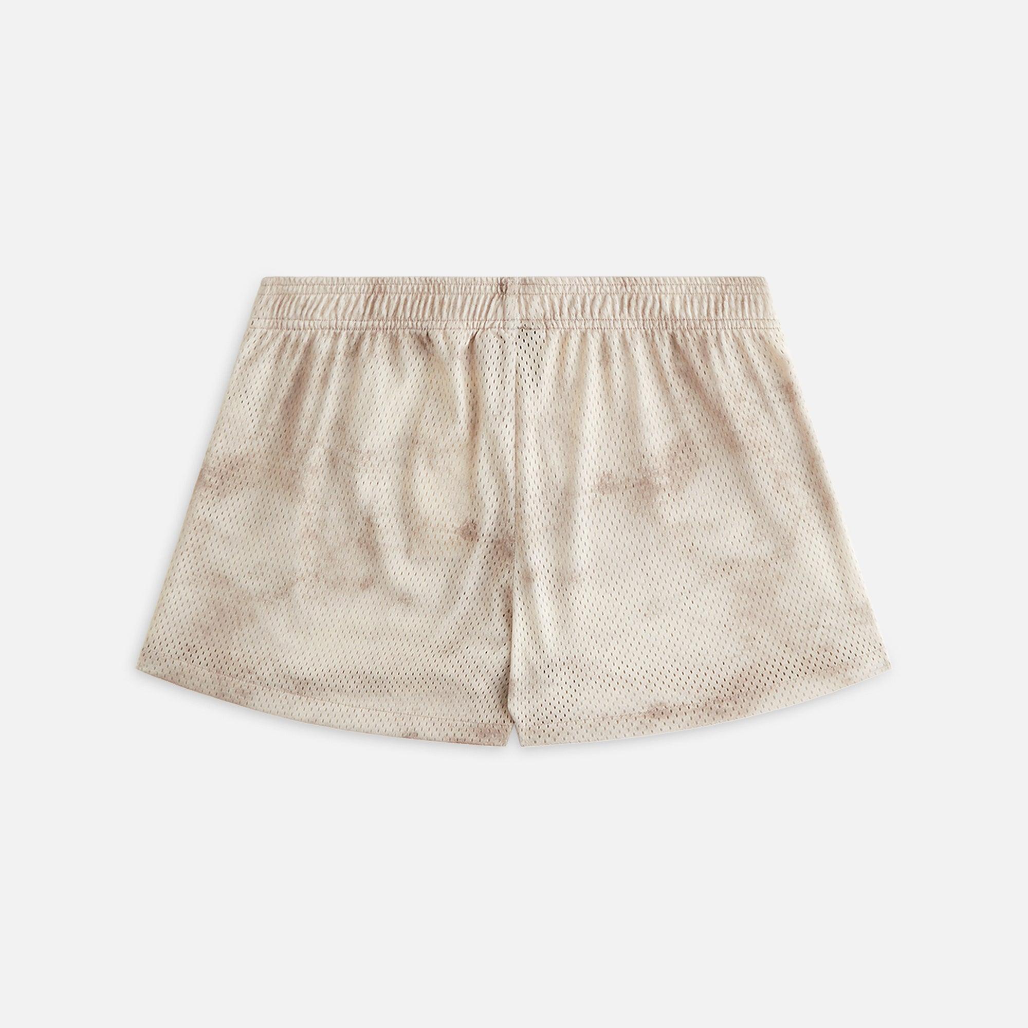 Kith Women Nilah Sun Faded Mesh Shorty - Oat Female Product Image