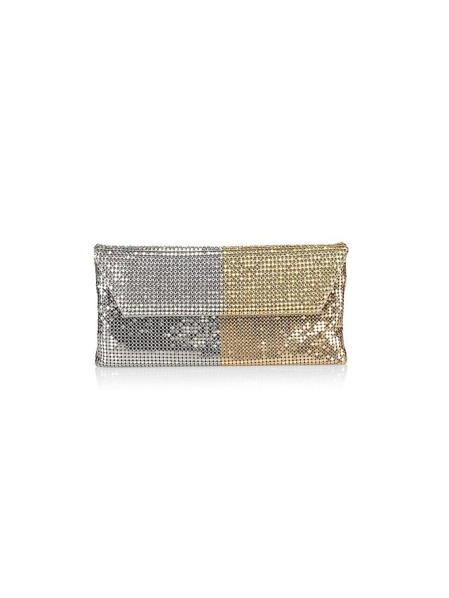 Womens Two-Tone Duet Clutch Product Image