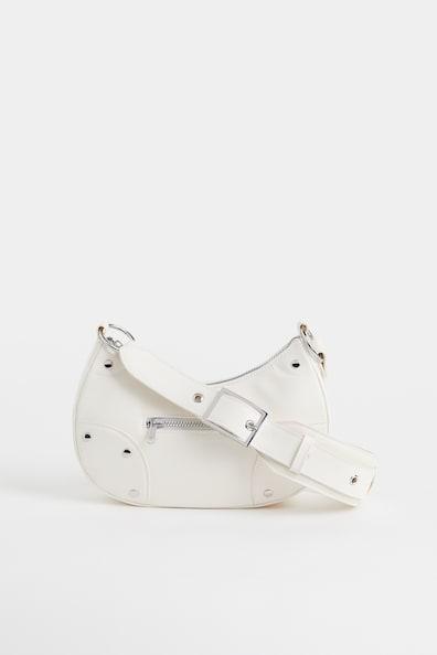 H & M - Small Shoulder Bag - White Product Image