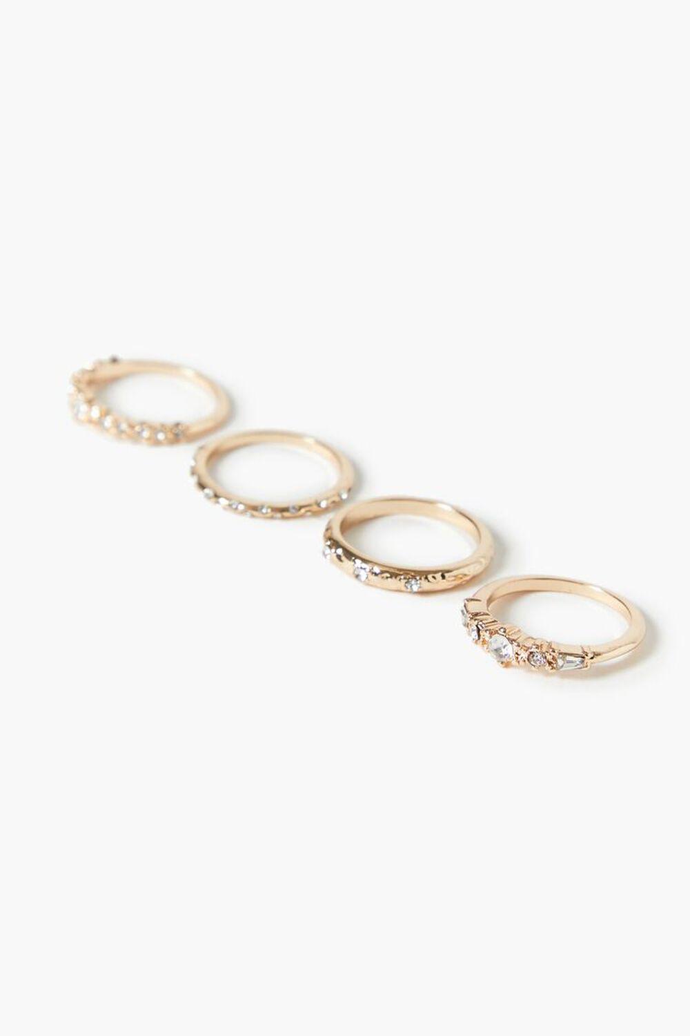 Rhinestone Ring Set | Forever 21 Product Image