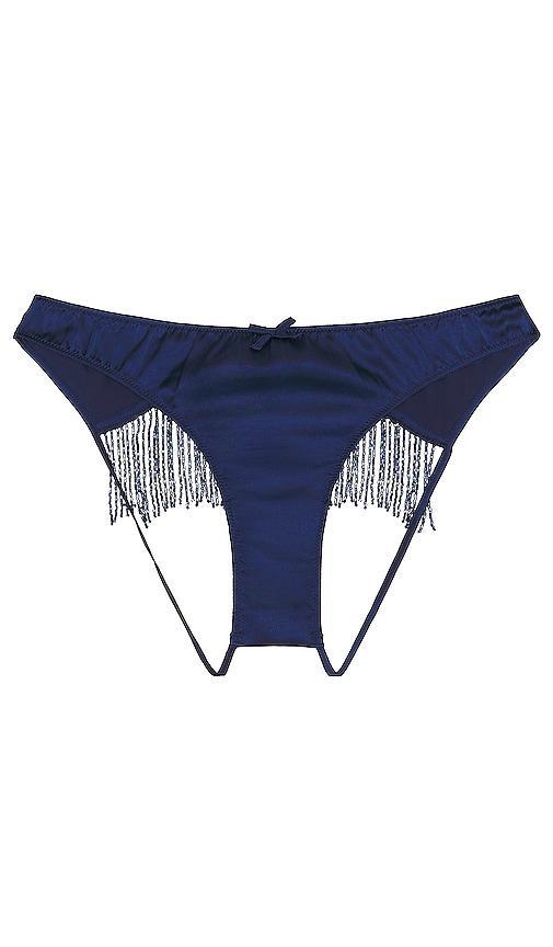 Beaded Fringe Ouvert Heart Shaped Panty Product Image