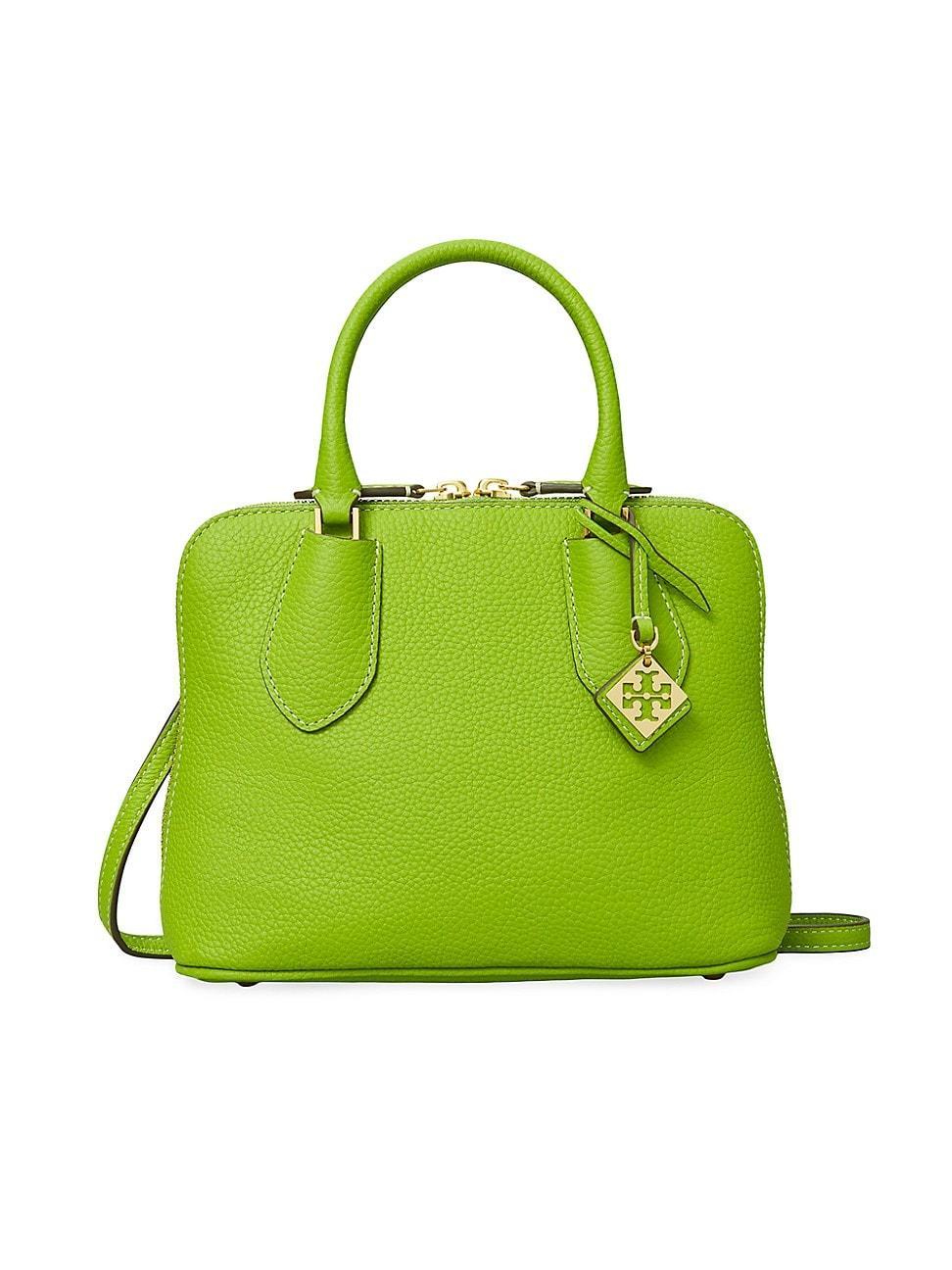 Womens Mini Pebbled Leather Swing Bag Product Image