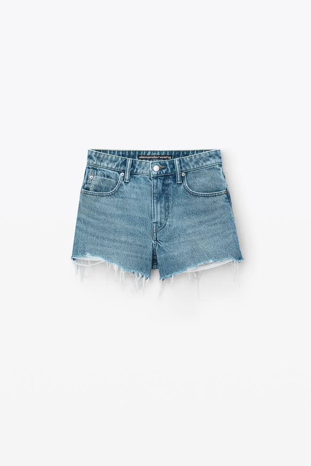 Bite High Rise Denim Short With Logo Pocket Product Image