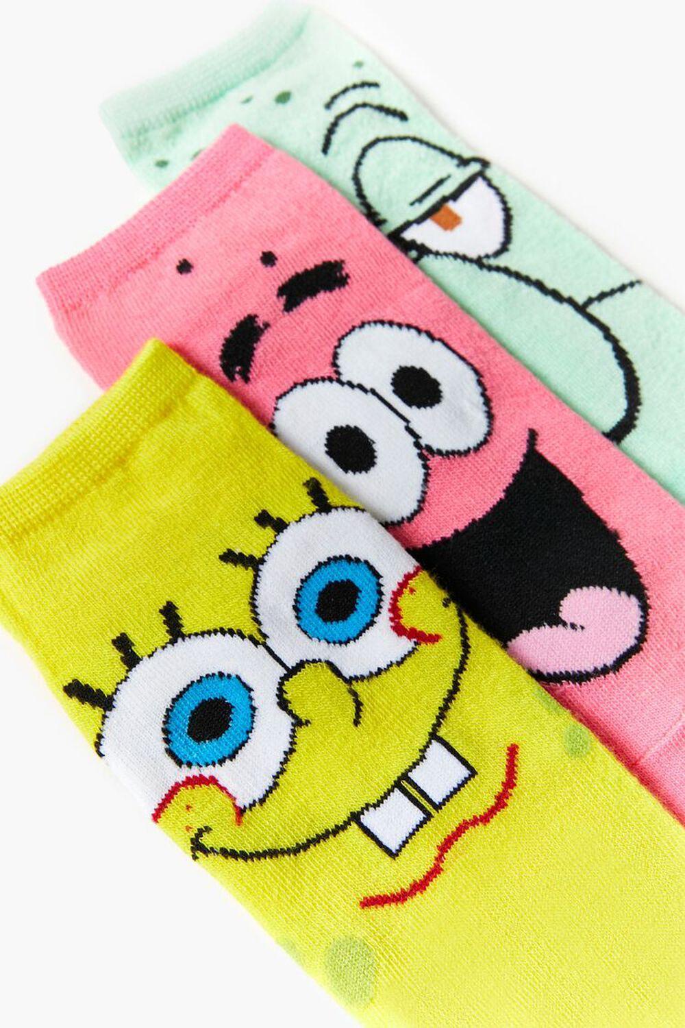 SpongeBob Graphic Ankle Socks - 3 Pack | Forever 21 Product Image