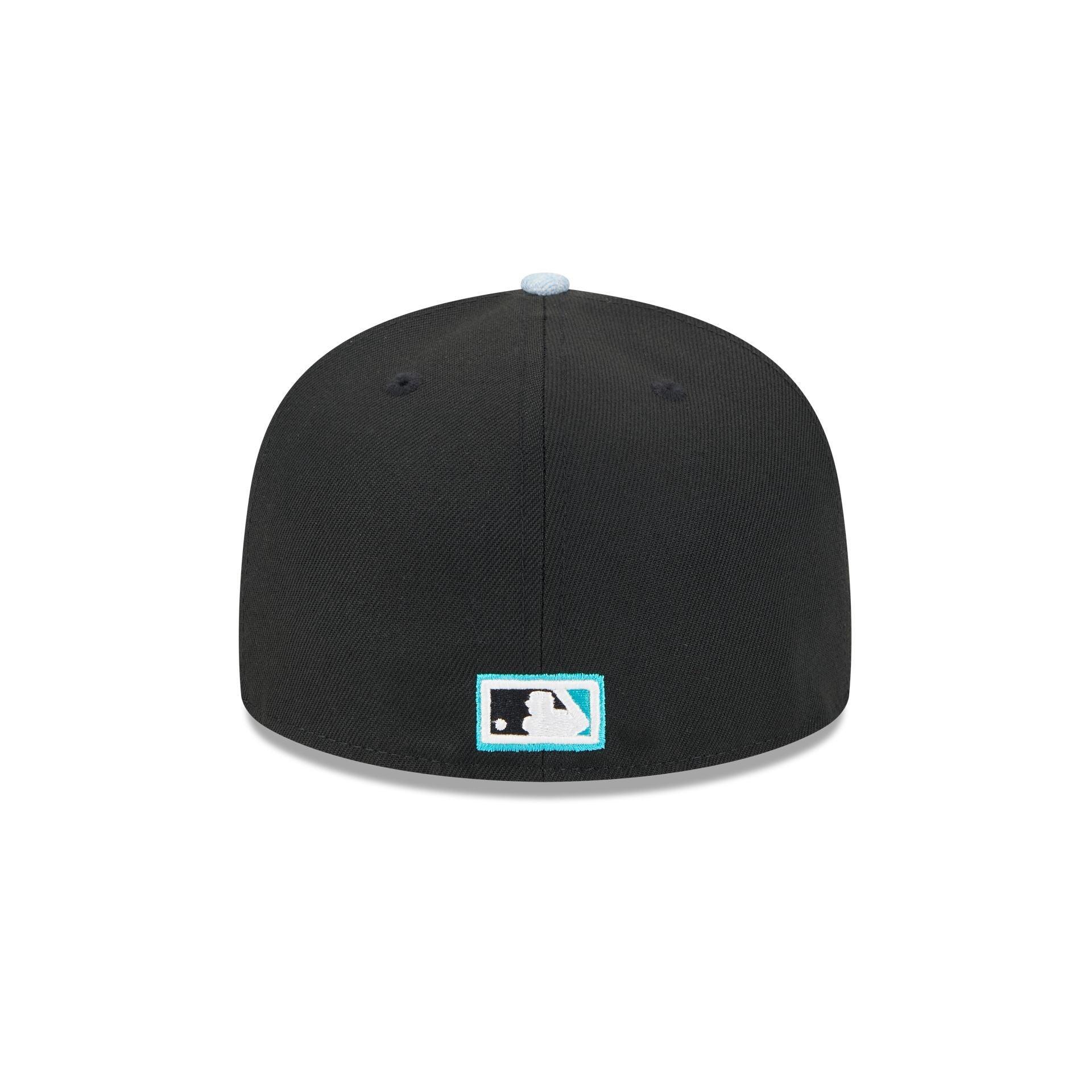 Miami Marlins Patch Denim 59FIFTY Fitted Hat Male Product Image