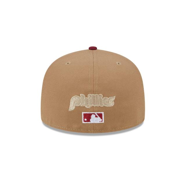 Philadelphia Phillies Classic 8-Bit Wordmark 59FIFTY Fitted Hat Male Product Image