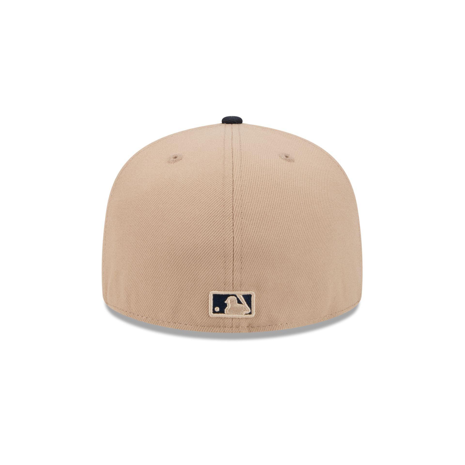 Chicago Bulls Camel 59FIFTY Fitted Hat Male Product Image