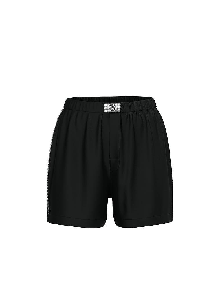 Shine Patch Satin Boxer Shorts Product Image