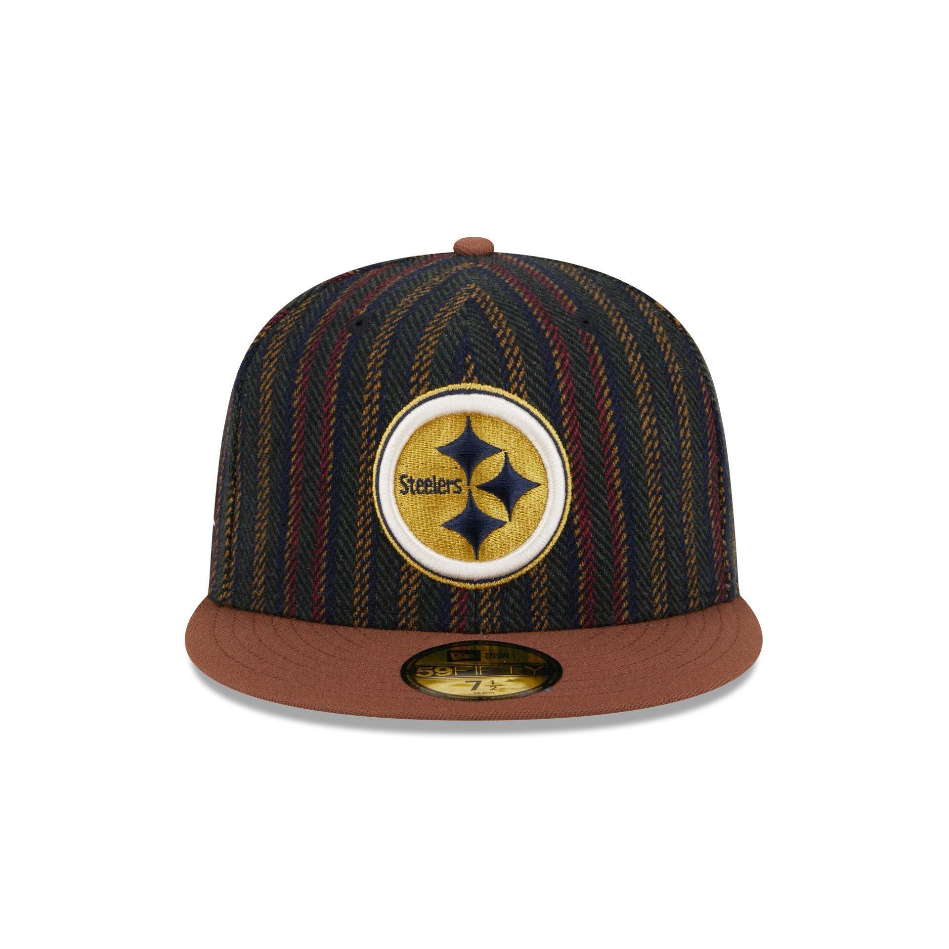 Pittsburgh Steelers Vintage Herringbone 59FIFTY Fitted Hat Male Product Image