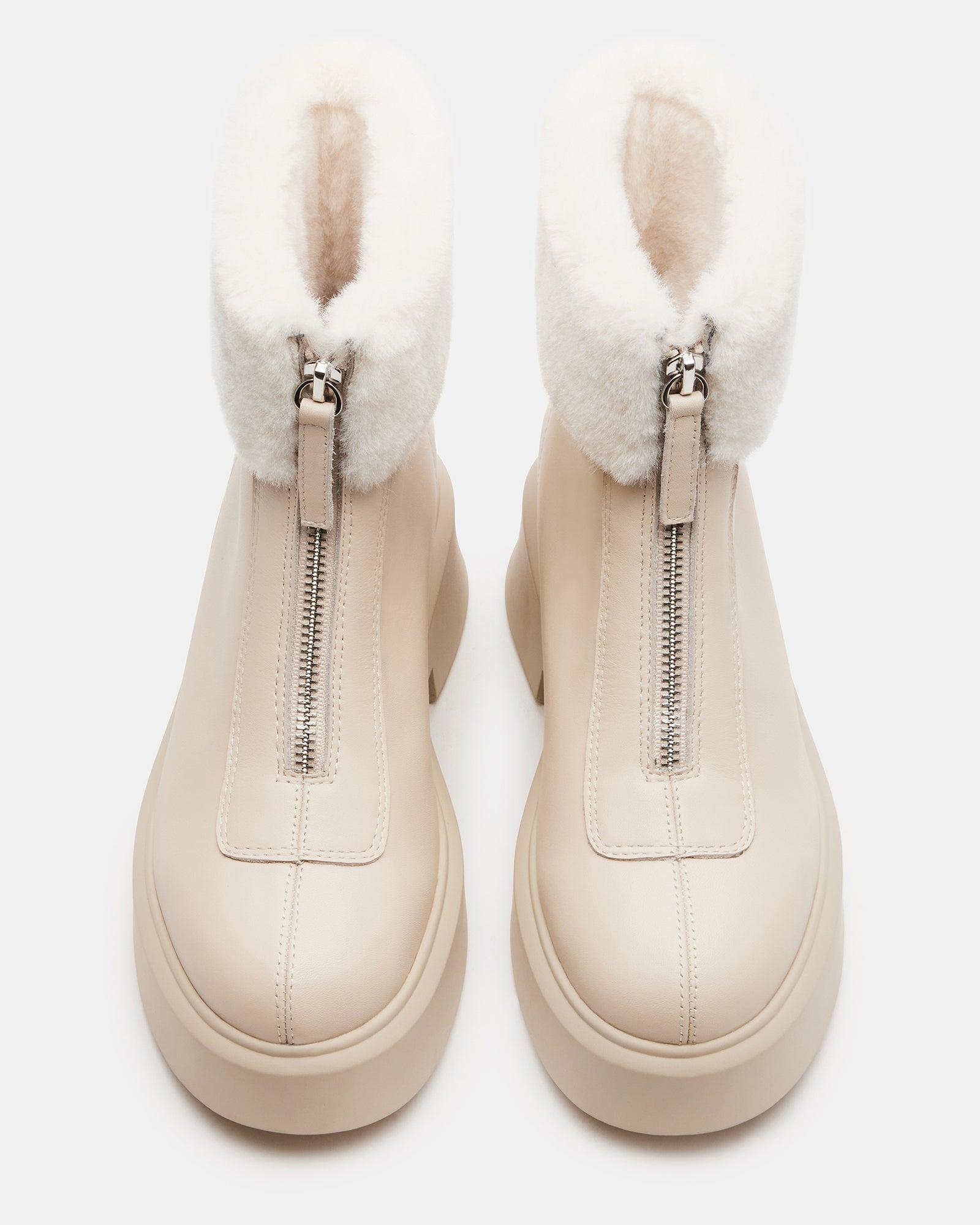 JONES FAUX FUR BONE LEATHER Female Product Image