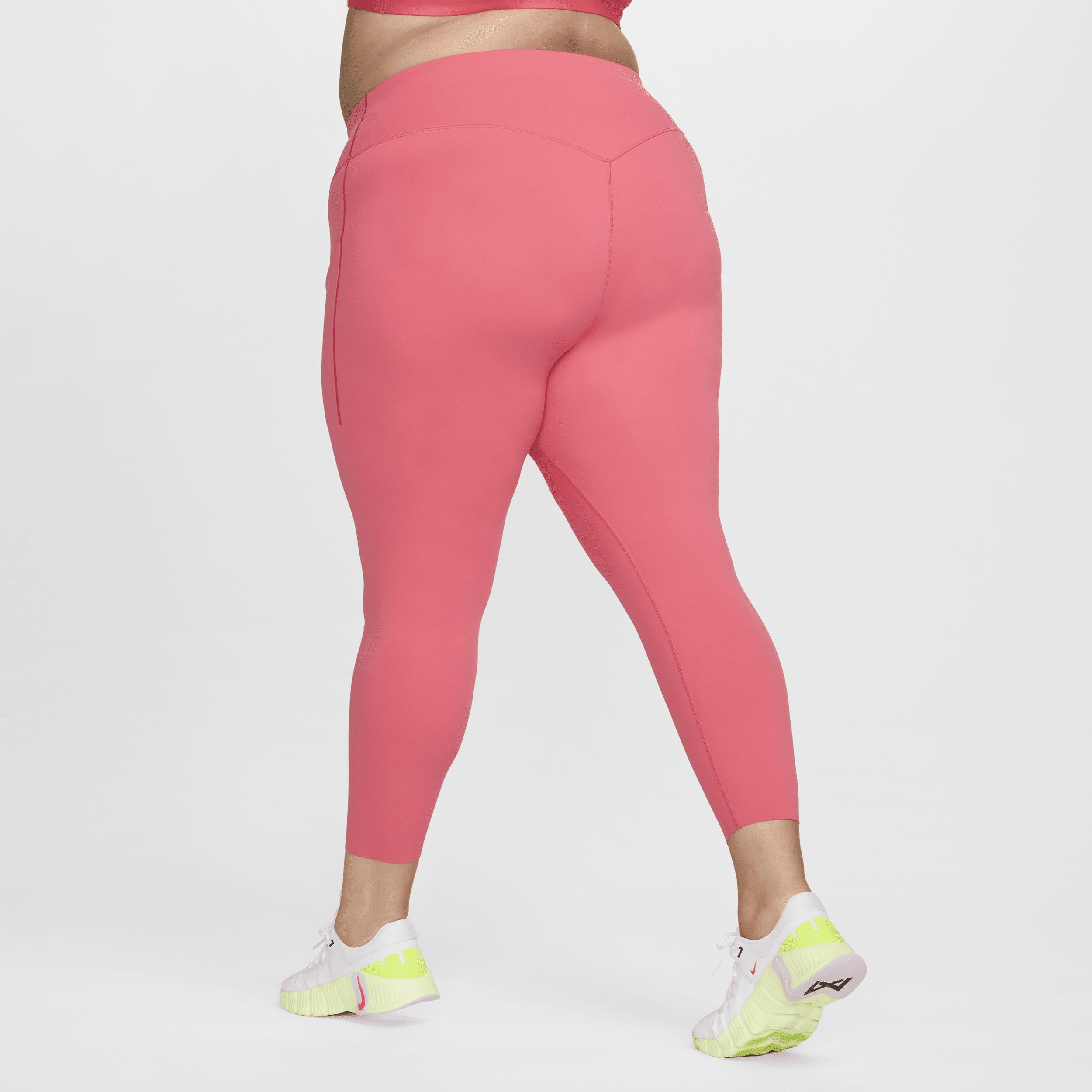 Nike Womens Universa Medium-Support High-Waisted 7/8 Leggings with Pockets (Plus Size) Product Image