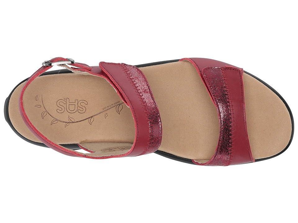 SAS Nudu Adjustable Comfort Sandal (Ruby/Cabernet) Women's Shoes Product Image