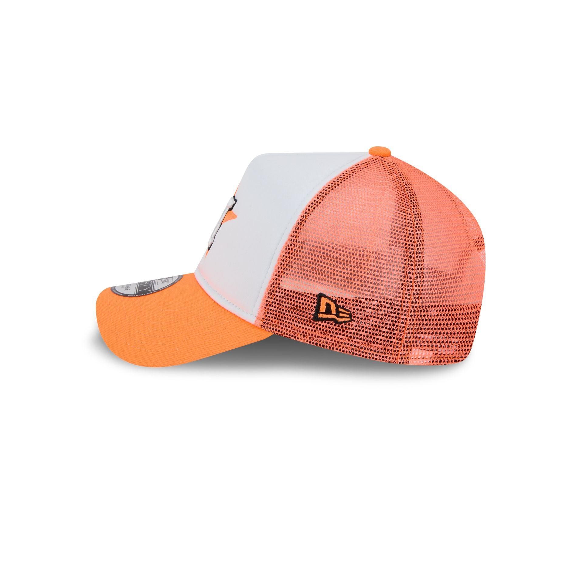 Houston Astros Hi Vis Doodle 9FORTY A-Frame Trucker Hat Male Product Image