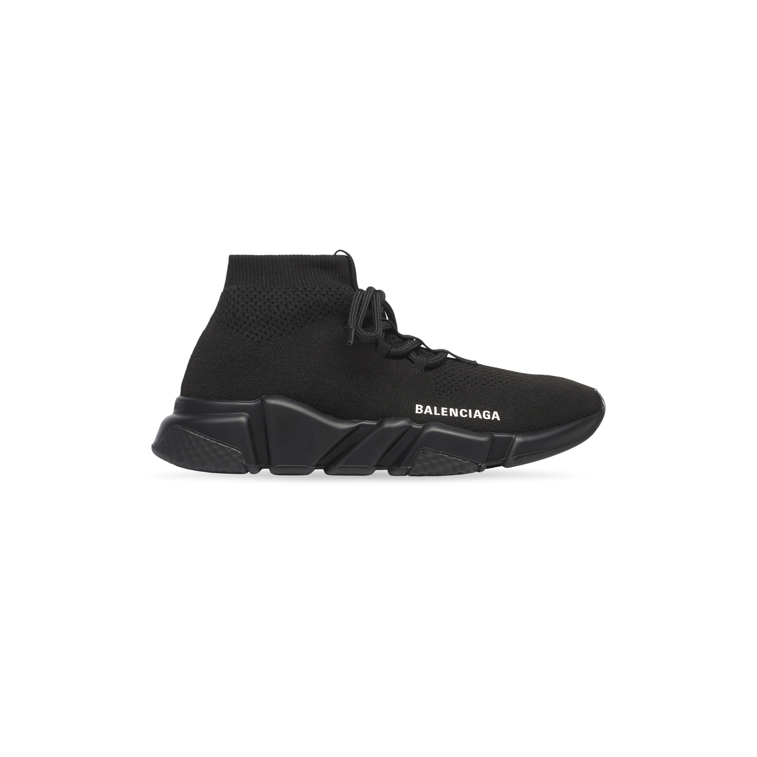 Women's Speed Lace-up Sneaker in Black Product Image