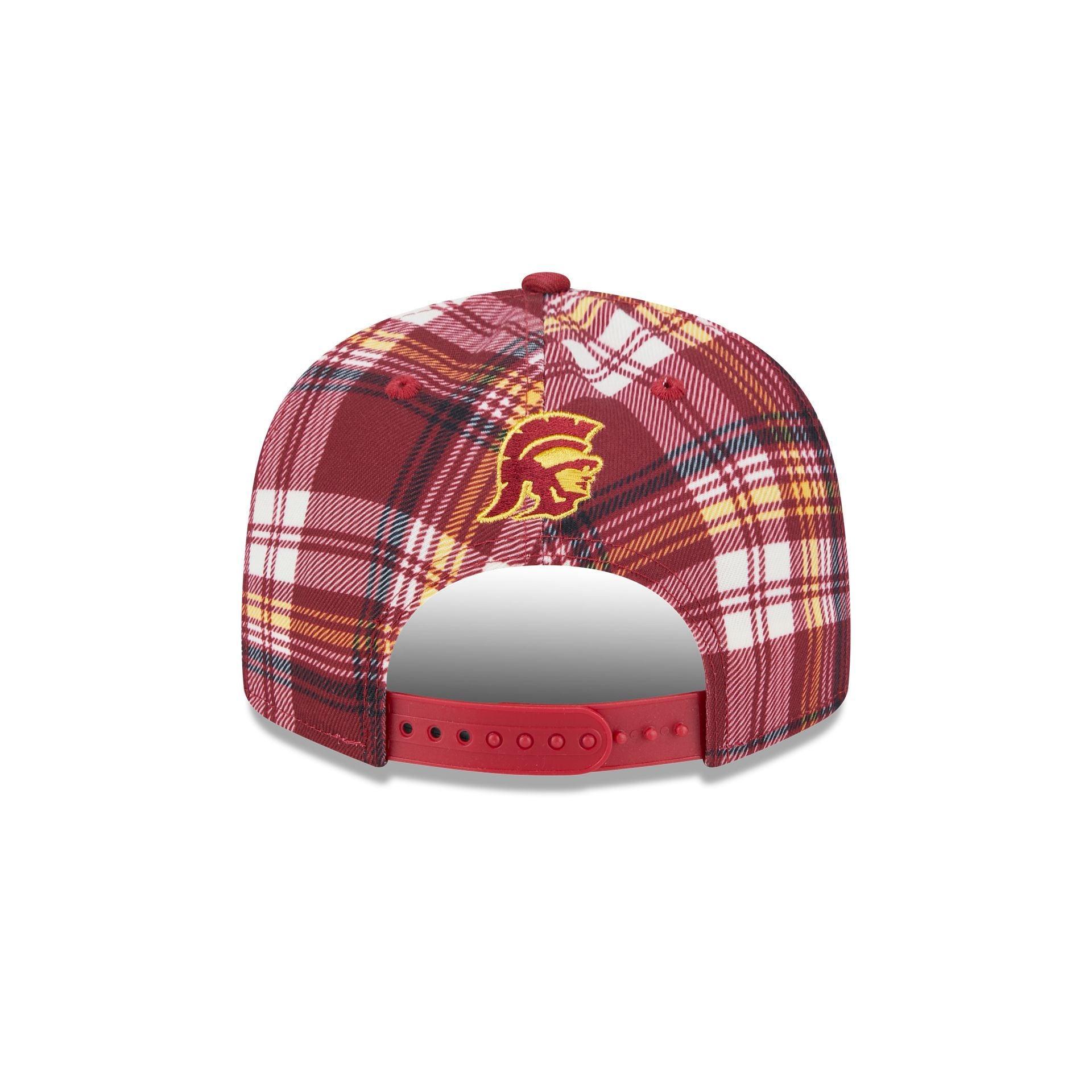 USC Trojans Plaid 9FIFTY Snapback Hat Male Product Image