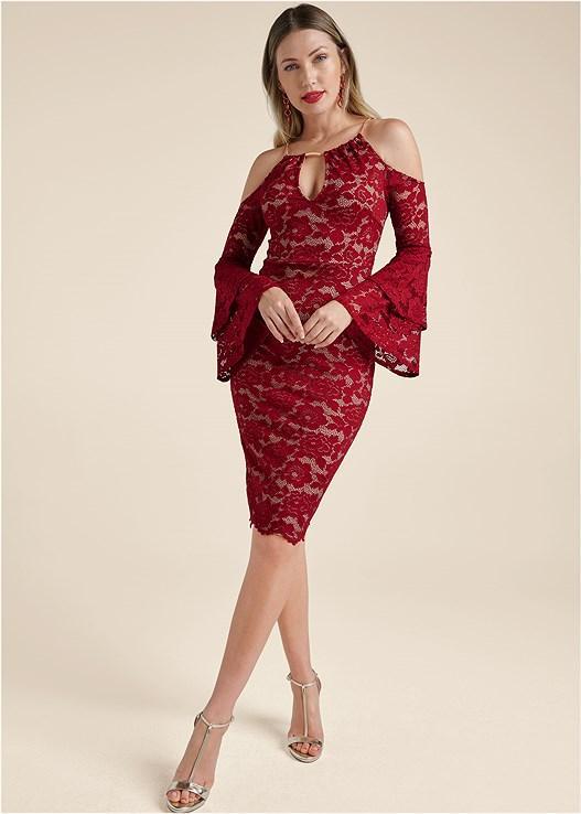 Lace Midi Dress Product Image