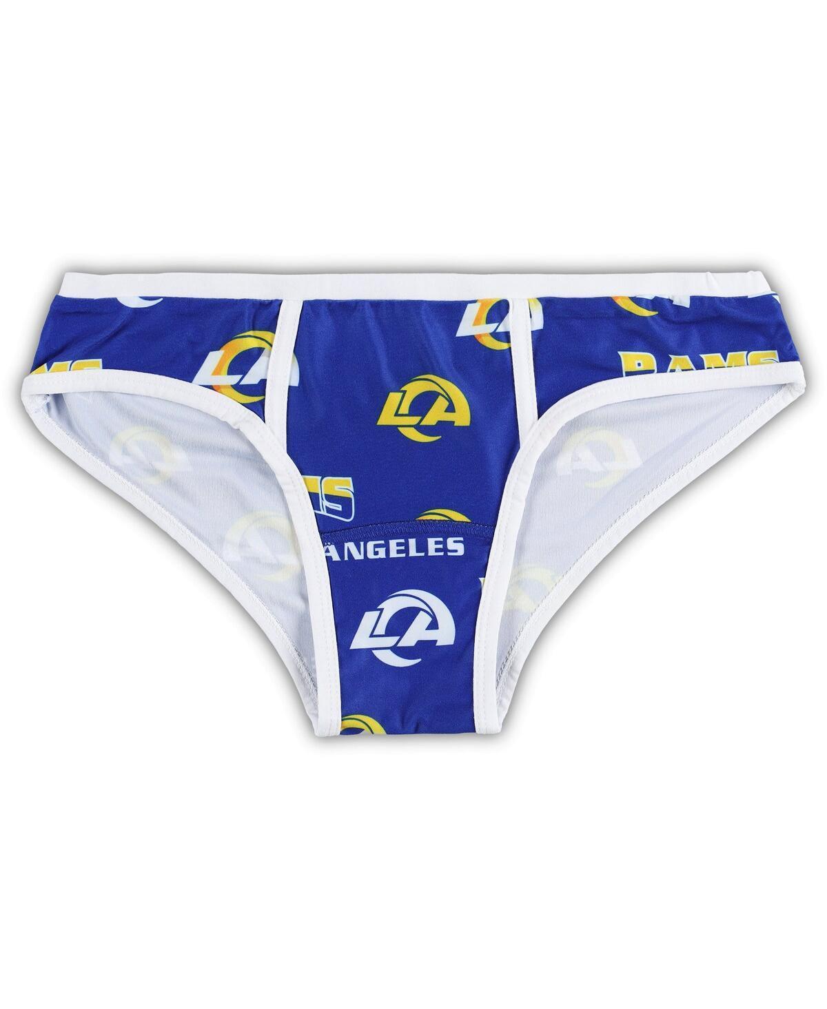 Womens Concepts Sport Los Angeles Rams Breakthrough Allover Print Knit Panty Blue Product Image