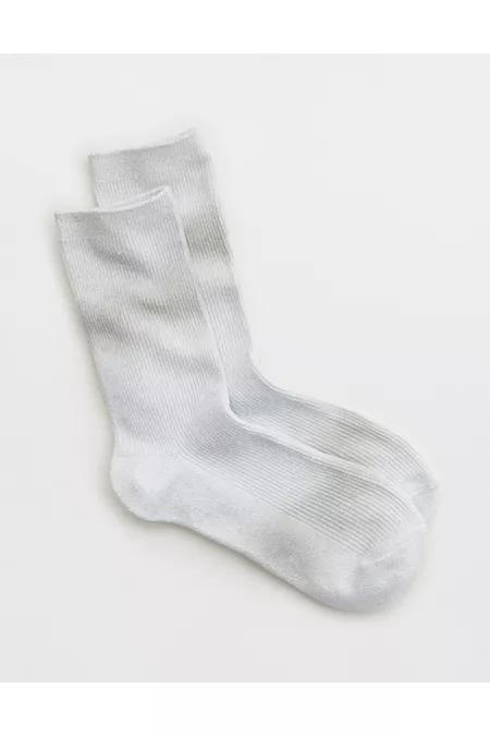 Aerie Ombre Glitter Crew Socks Women's Product Image