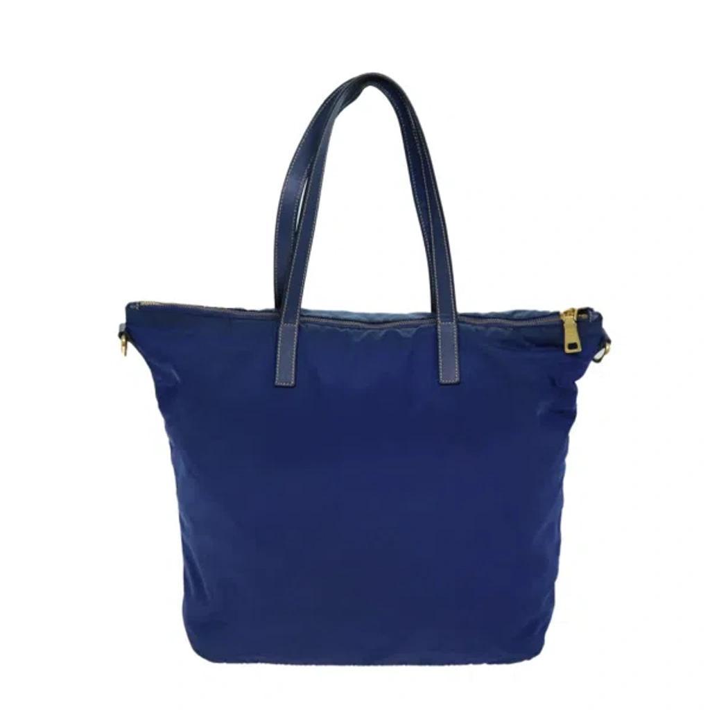 Tessuto Synthetic Tote Bag () In Blue Product Image