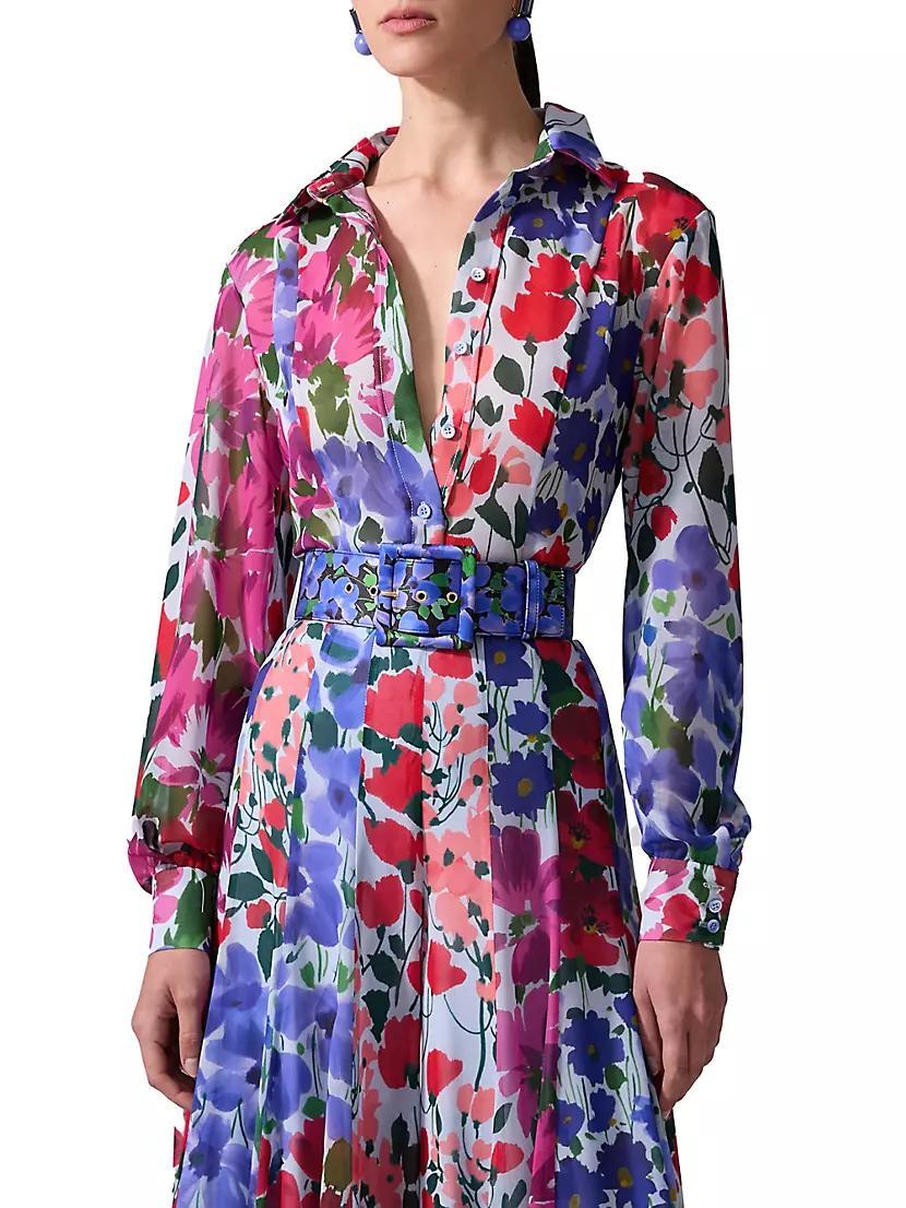 Celeste Sheer Floral Blouse Product Image