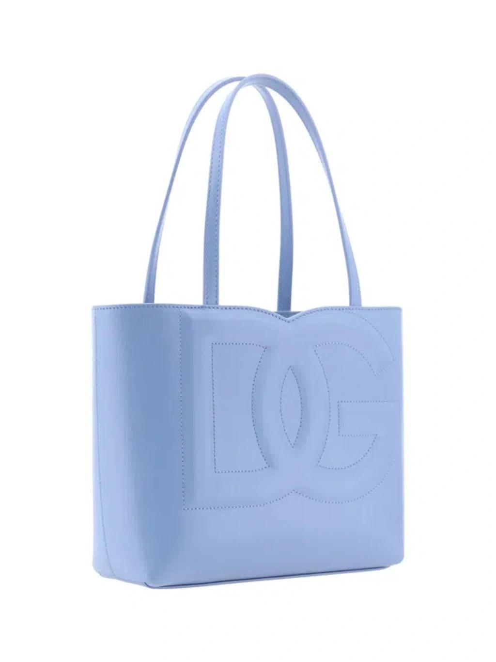 Shopping Bag In Blue Product Image