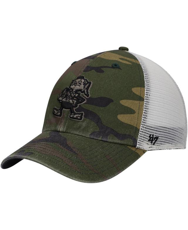 Mens 47 Camo Cleveland Browns Branson Clean Up Trucker Hat Product Image