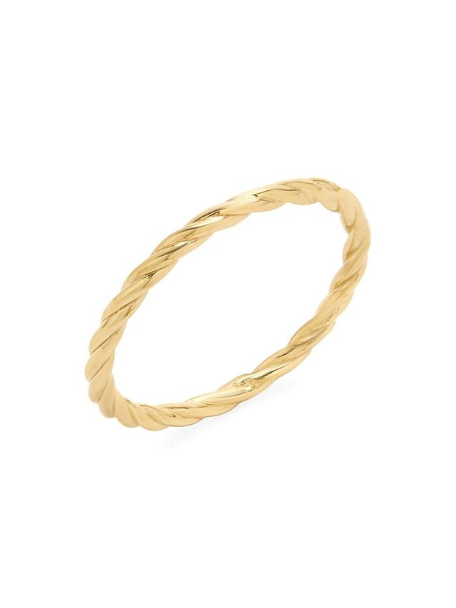 Womens Liv 14K Yellow Gold Rope Ring Product Image