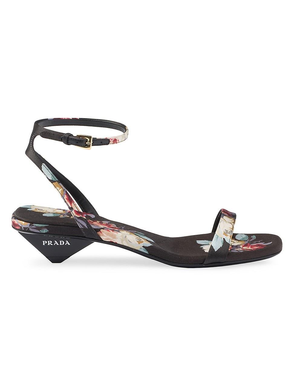 Womens Satin Sandals Product Image