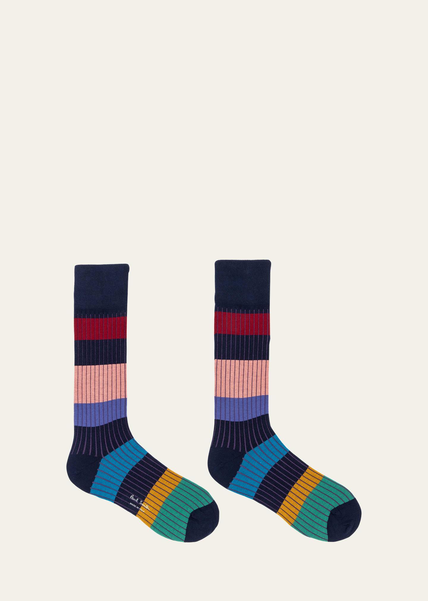 Mens Errol Stripe Crew Socks Product Image