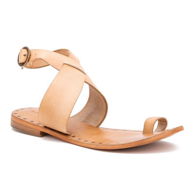 Vintage Foundry Co. Geneva Womens Leather Strappy Sandals Product Image