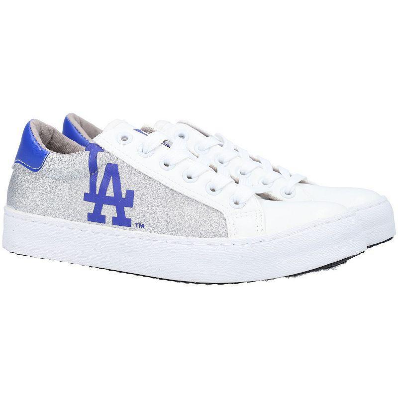 Womens FOCO Los Angeles Dodgers Glitter Sneakers Product Image