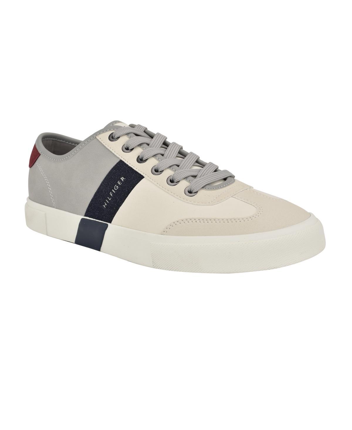 Tommy Hilfiger Mens Pandora Lace Up Low Top Sneakers - Grey Product Image