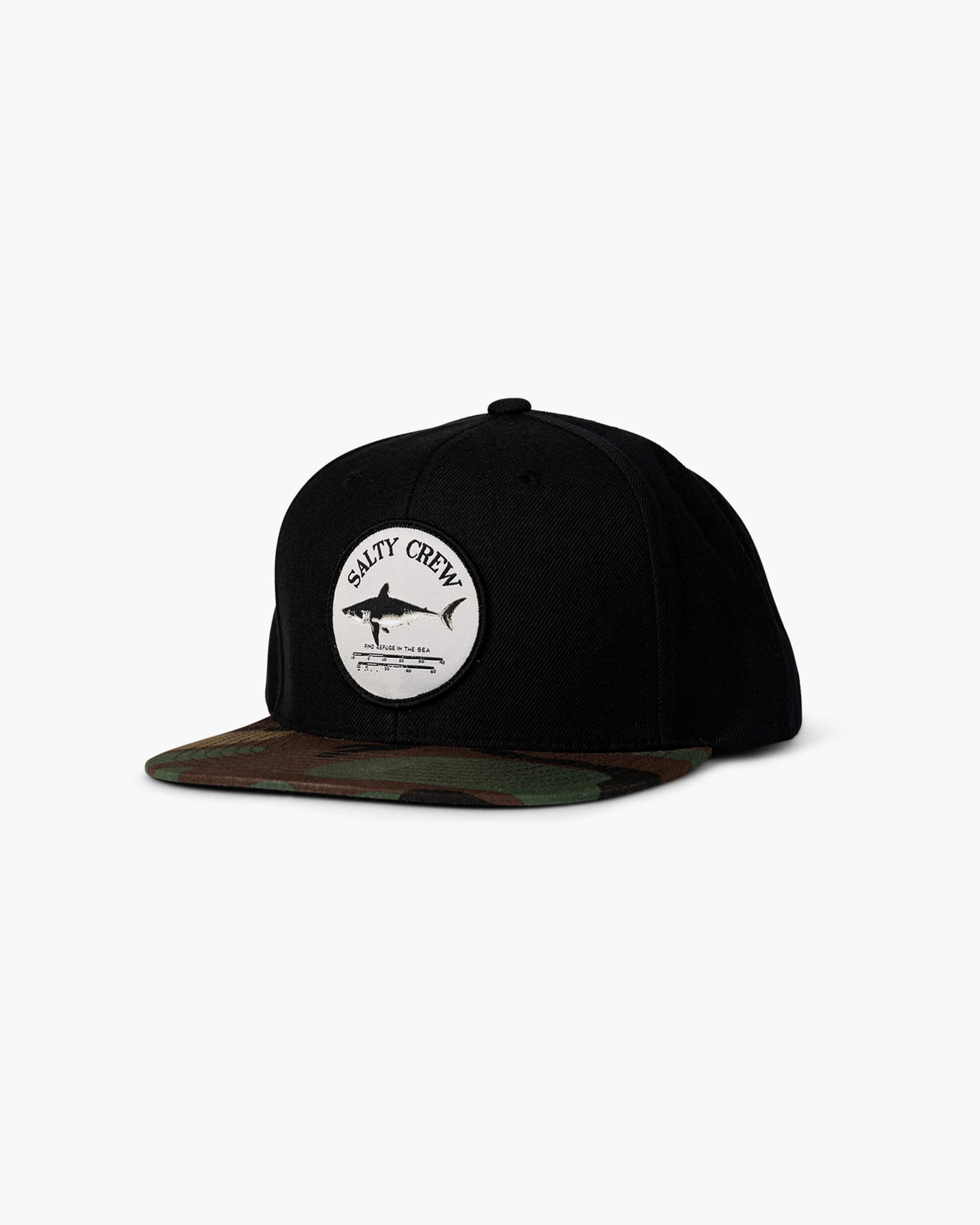 Bruce 6 Panel - Black Camo Product Image