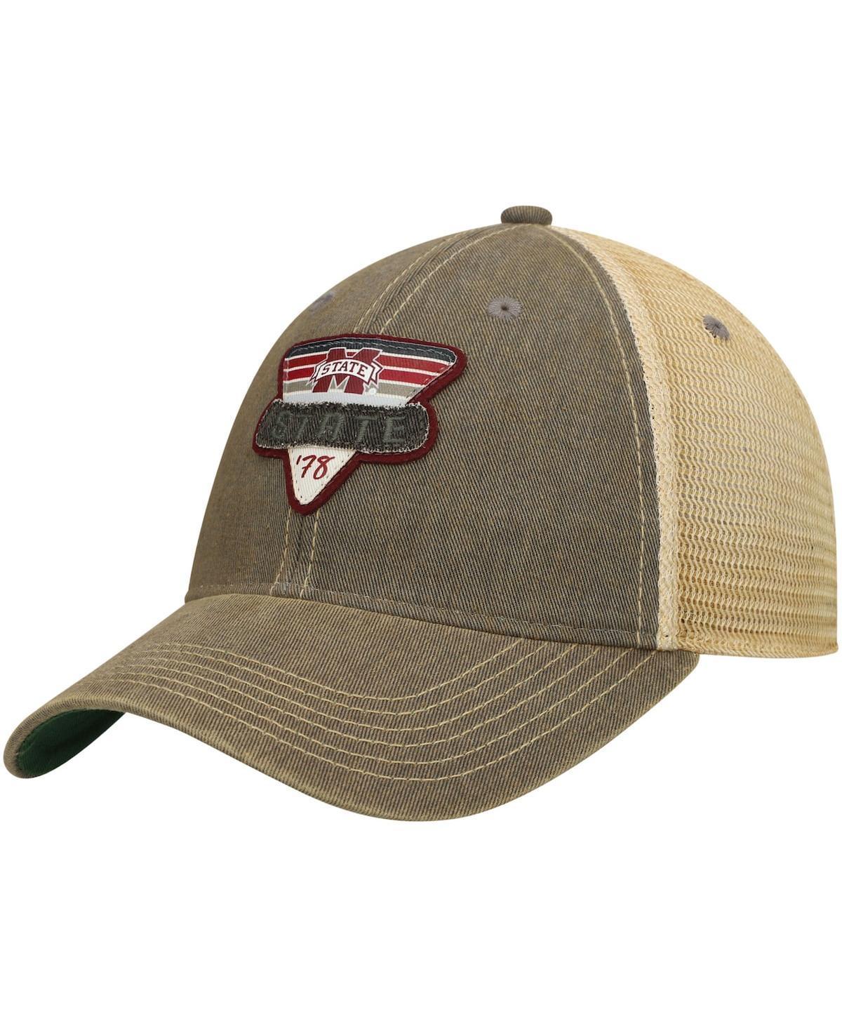 Mens Gray Mississippi State Bulldogs Legacy Point Old Favorite Trucker Snapback Hat Product Image