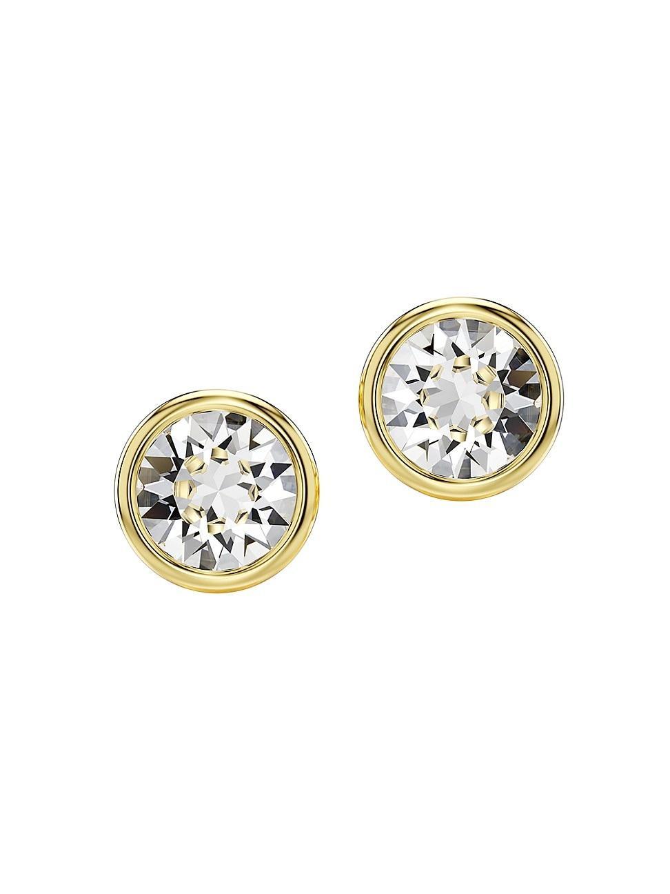 Womens Imber Goldtone & Bezel-Set Crystal Stud Earrings Product Image