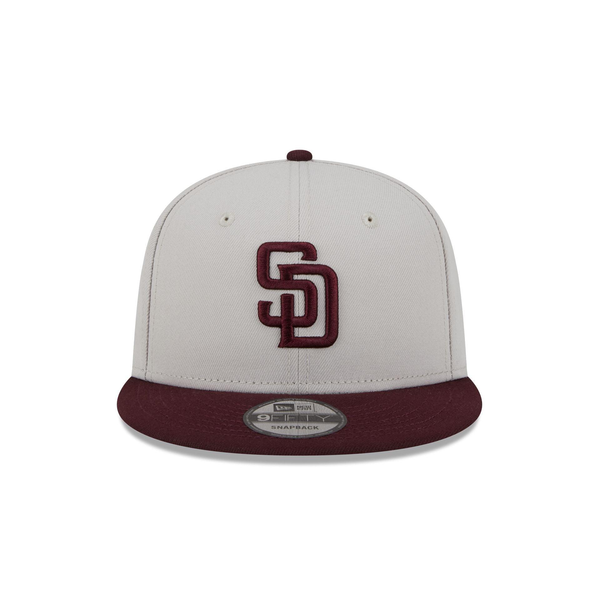 San Diego Padres Mauve Visor 9FIFTY Snapback Hat Male Product Image