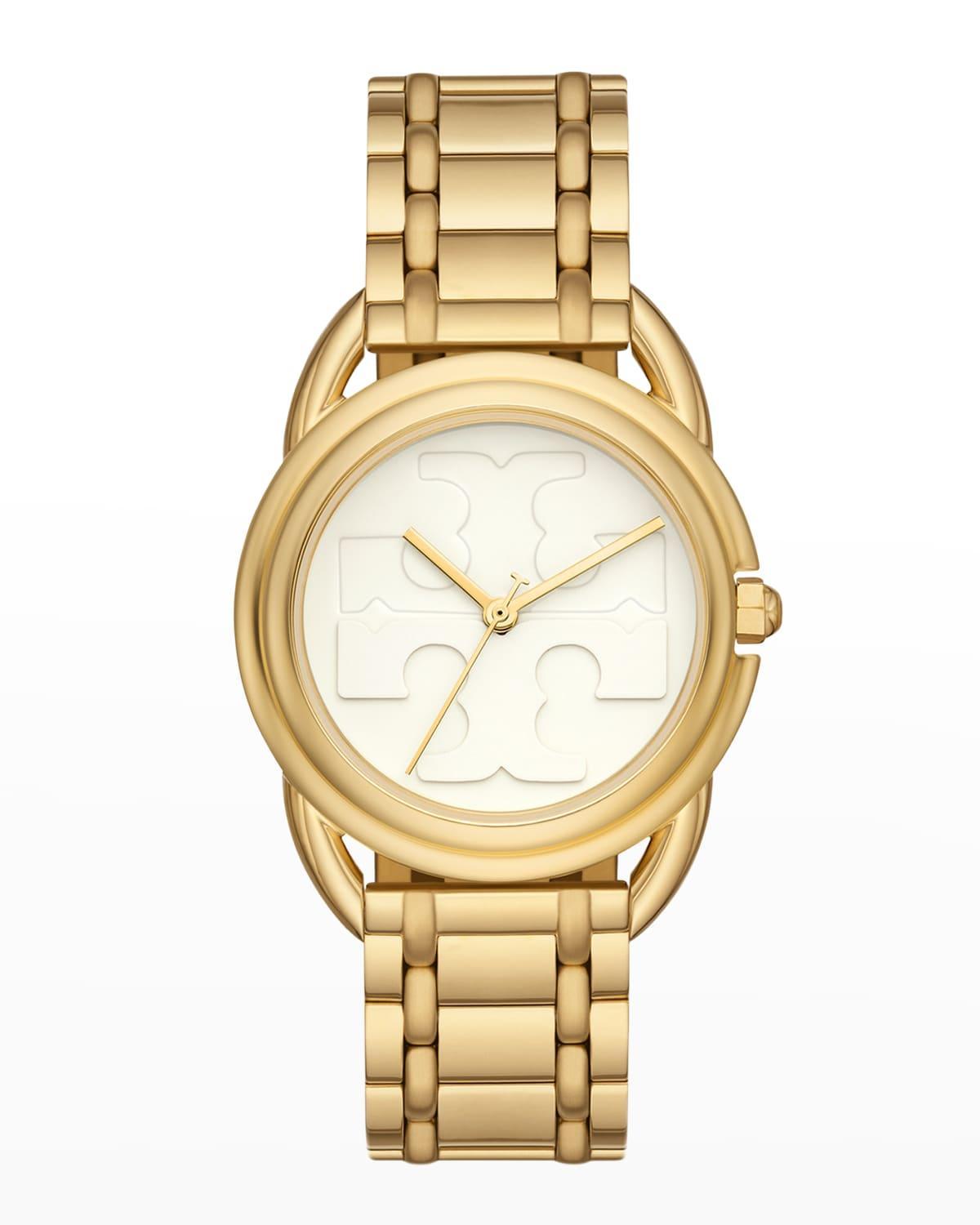 Womens Miller Goldtone & Leather Analog Watch Product Image