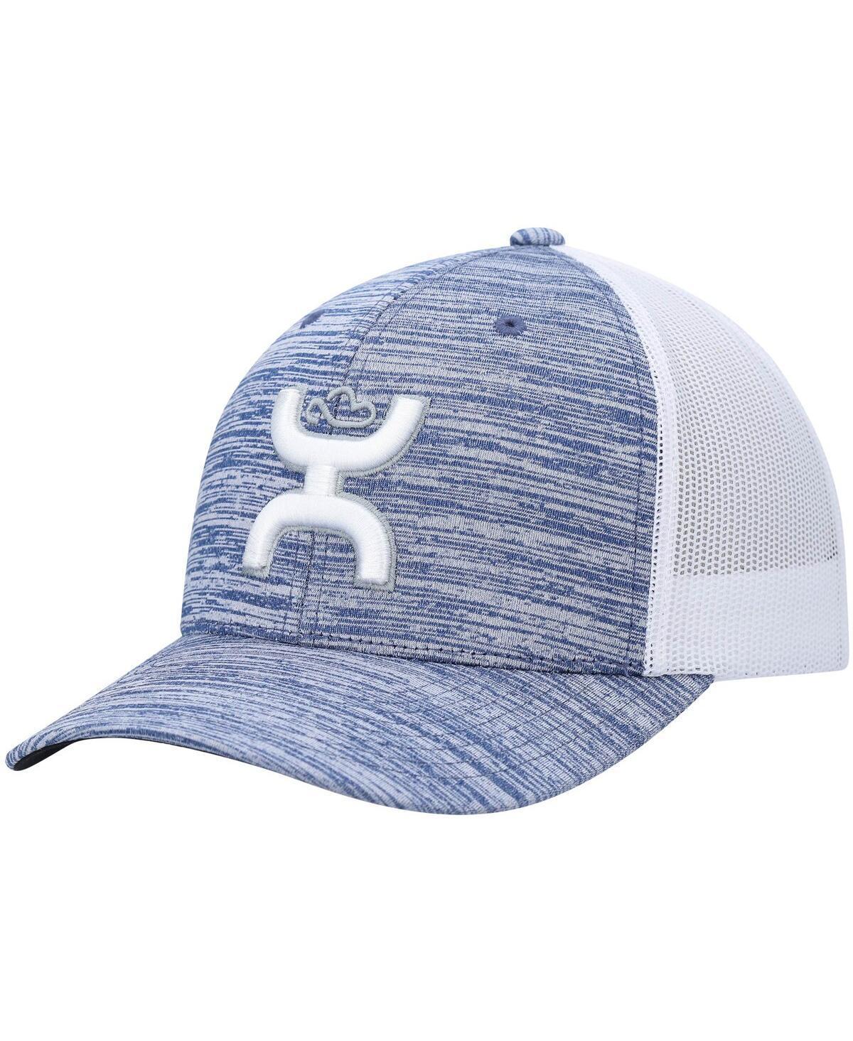 Mens Hooey Heather Powder Blue Sterling Trucker Snapback Hat - Heathered Powder Blue Product Image