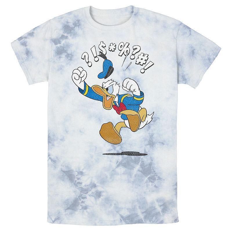 Mens Disney Mickey And Friends Donald Angry Jump Wash Tee Product Image