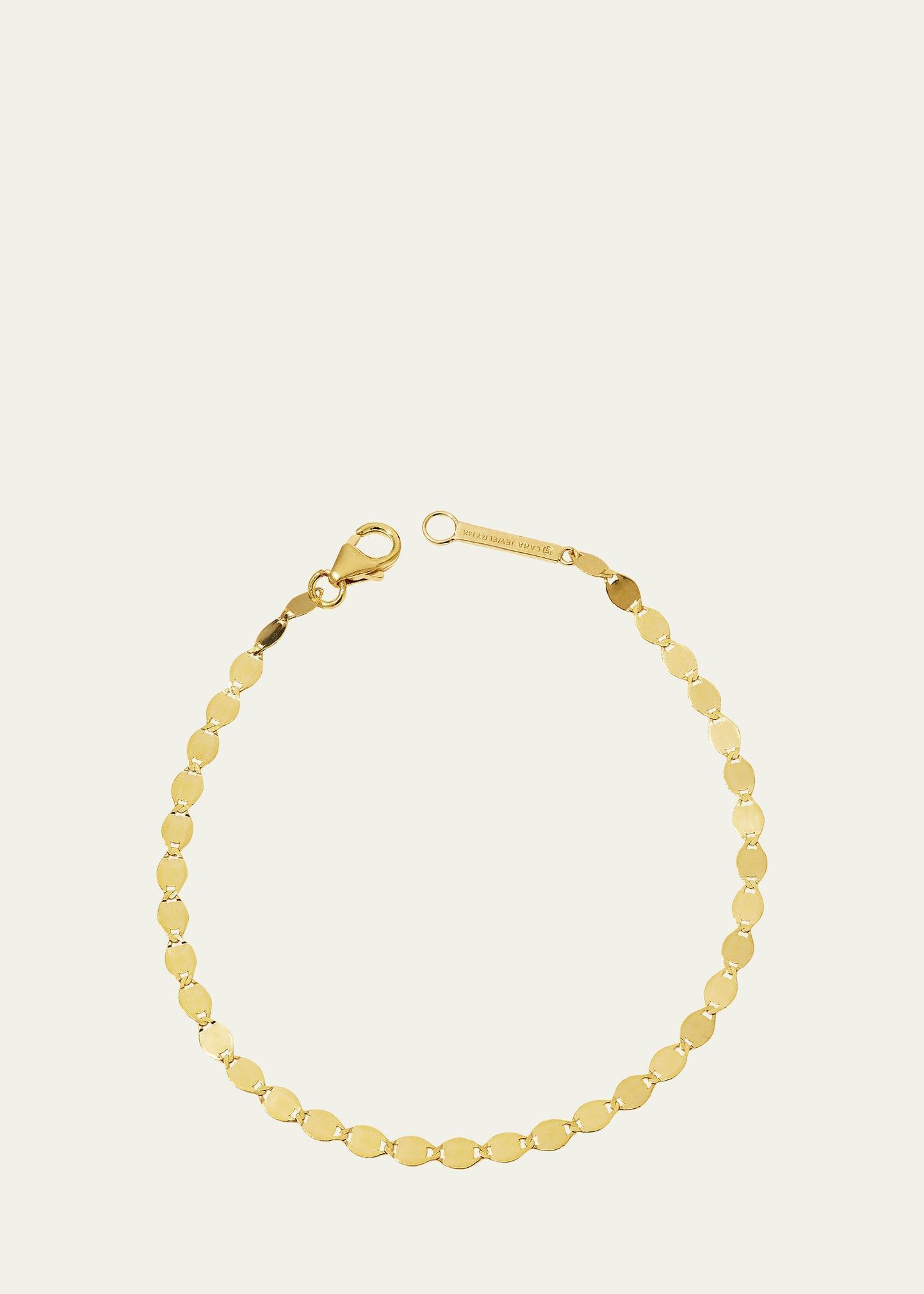 Womens 14K Yellow Gold Nude Chain Bracelet Product Image