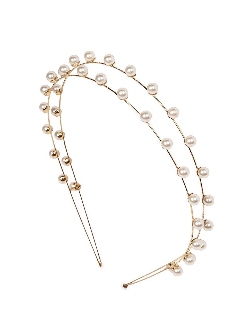 Womens Ayla Faux-Pearl Headband Product Image