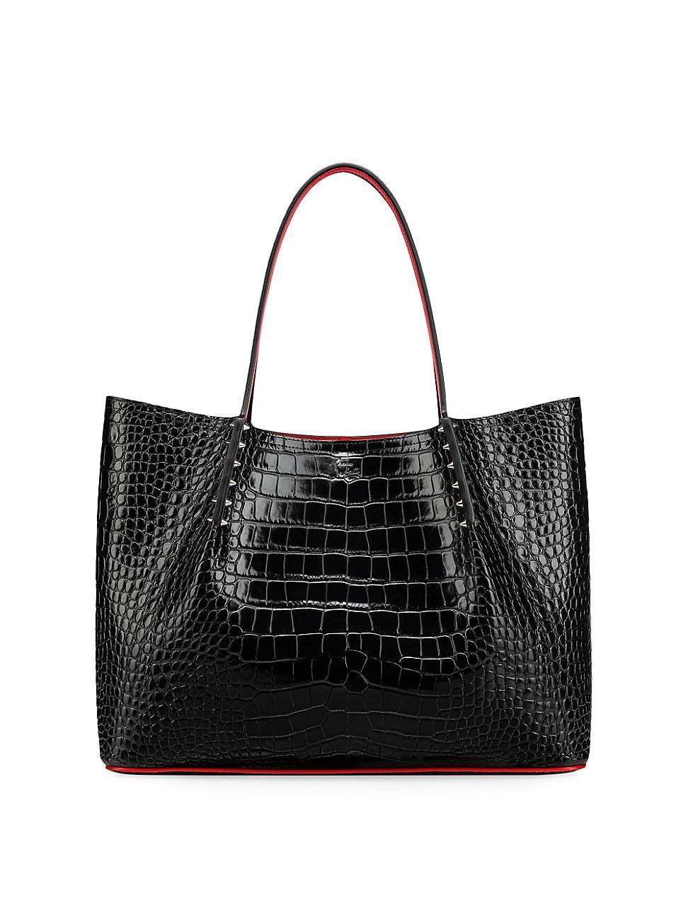 Cabarock Large in Croc Embossed Leather Product Image